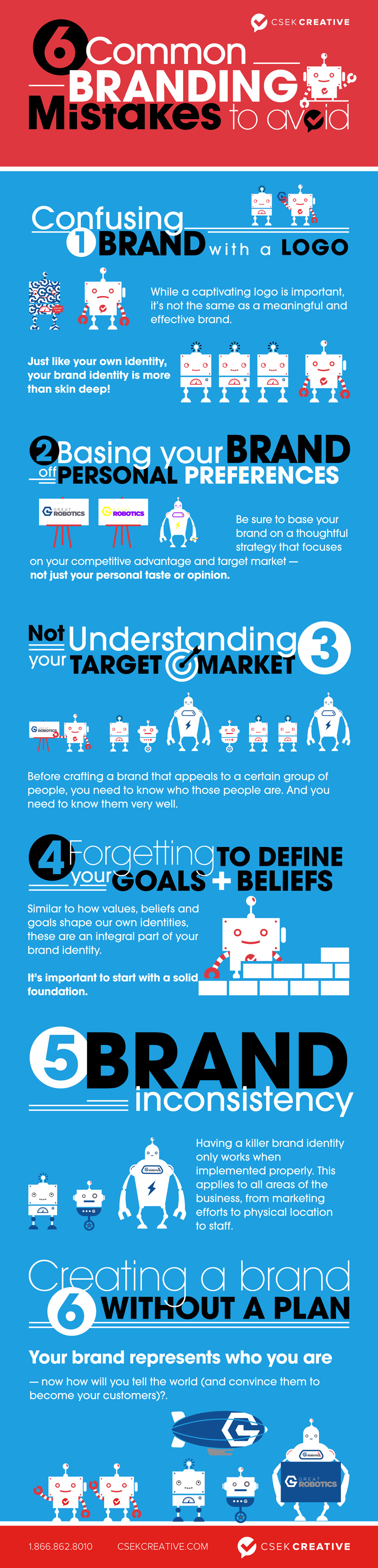 top branding mistakes infographic