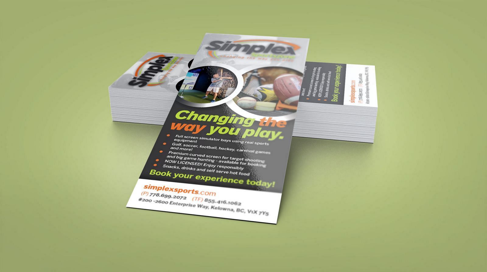 Simplex Sports Rack Cards